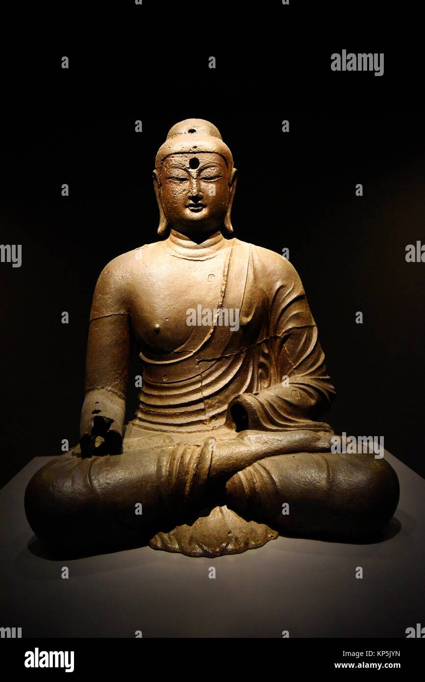 Buddha statue,National Museum of Korea,Seoul,South Korea Stock Photo
