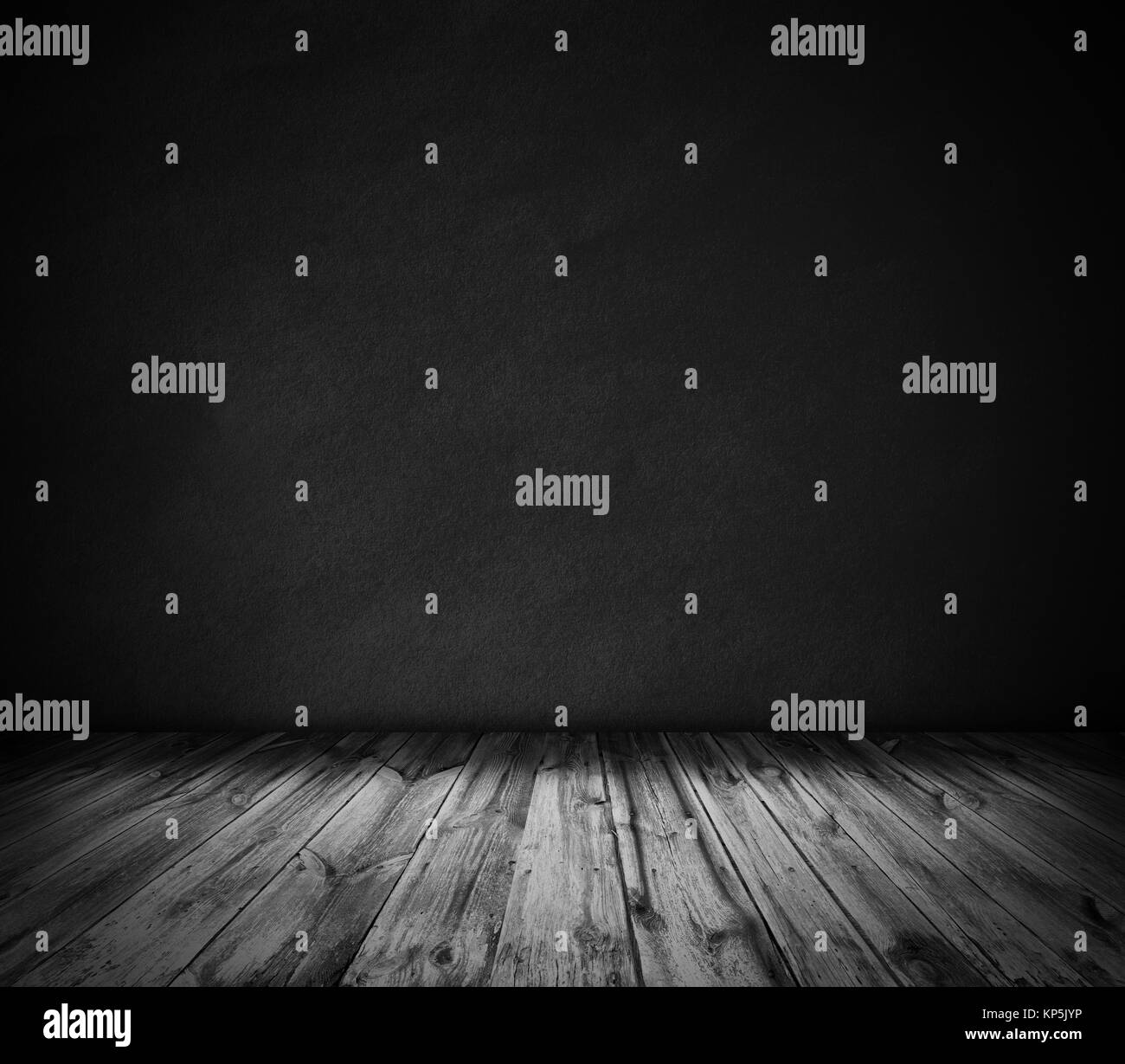 Black wall and wooden floor interior background Stock Photo Alamy