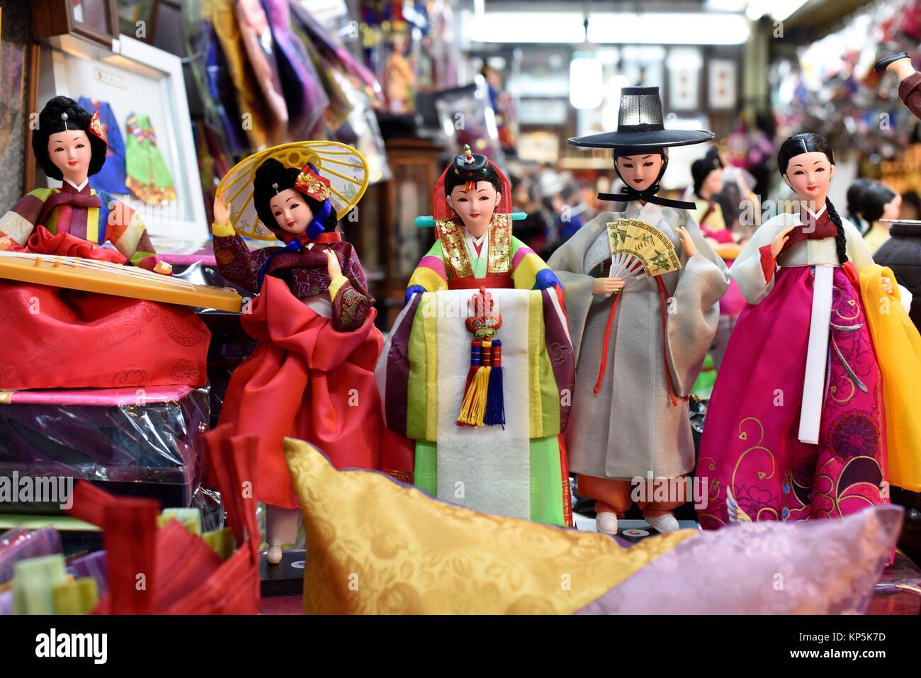 Korean doll for sale,Seoul,South Korea Stock Photo Alamy