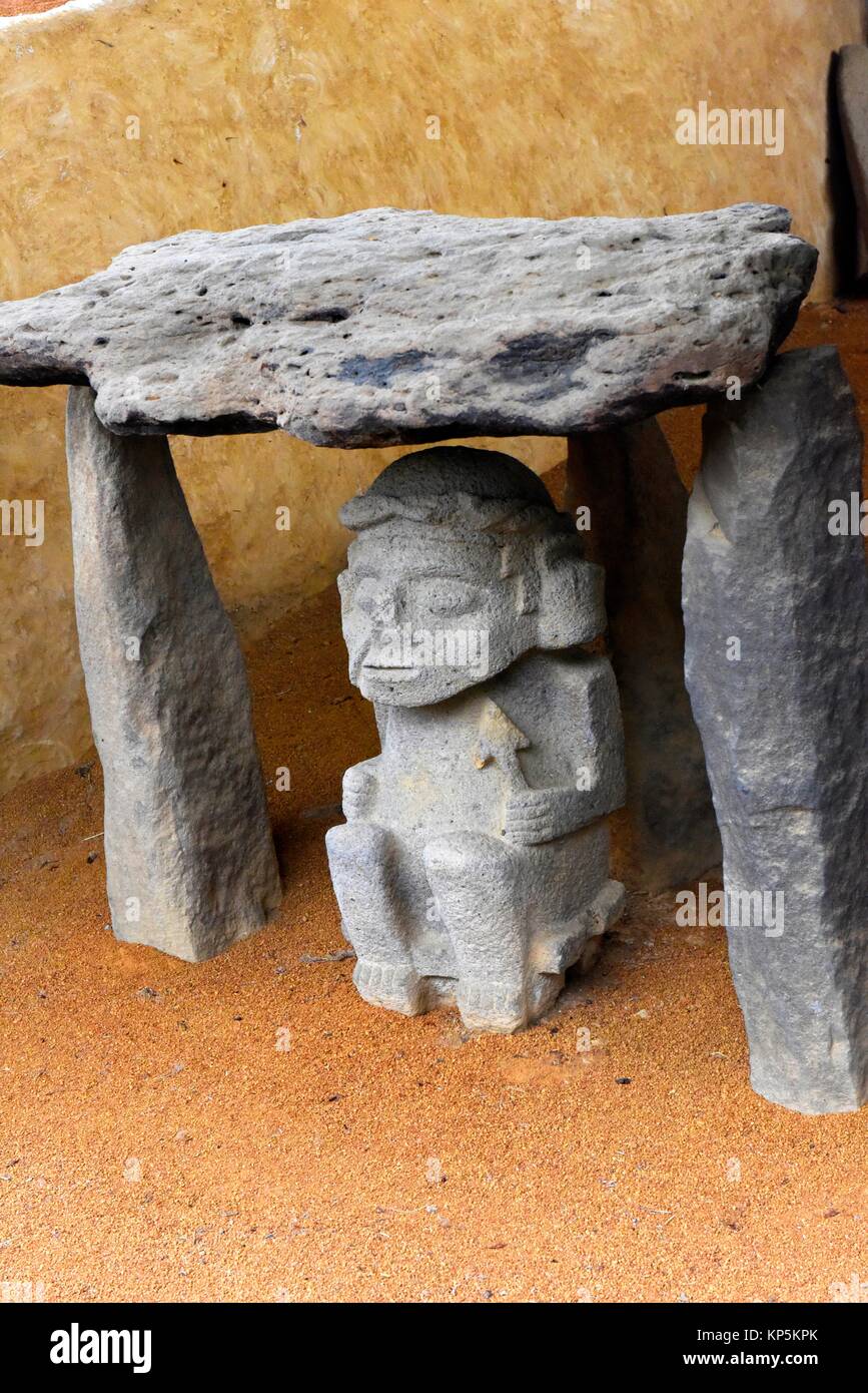 San Agustin archaelogical site,Unesco world heritage site,Colombia,South America. Stock Photo