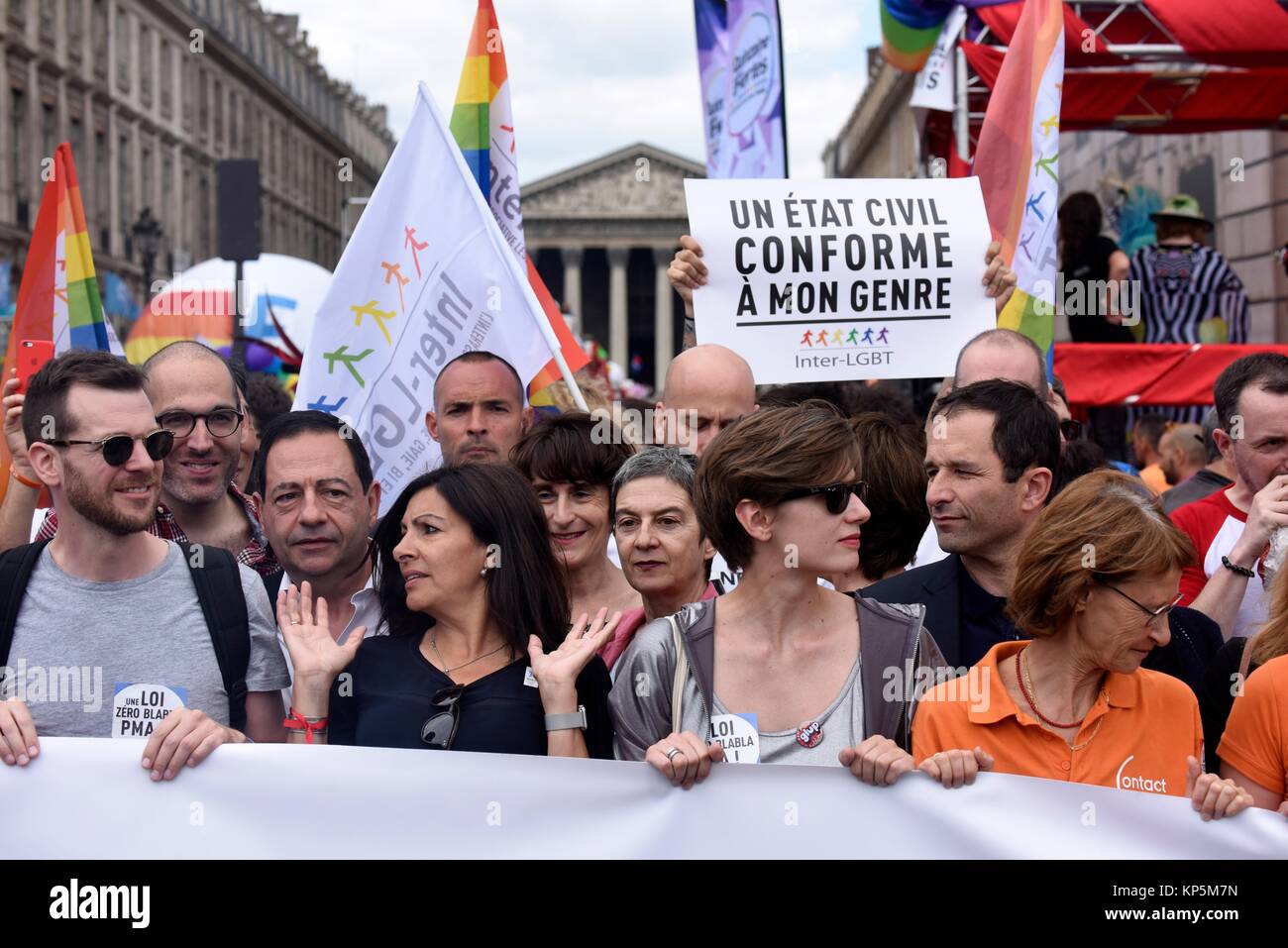 Paris Gay Pride 2017, 24 th june, France. Stock Photo