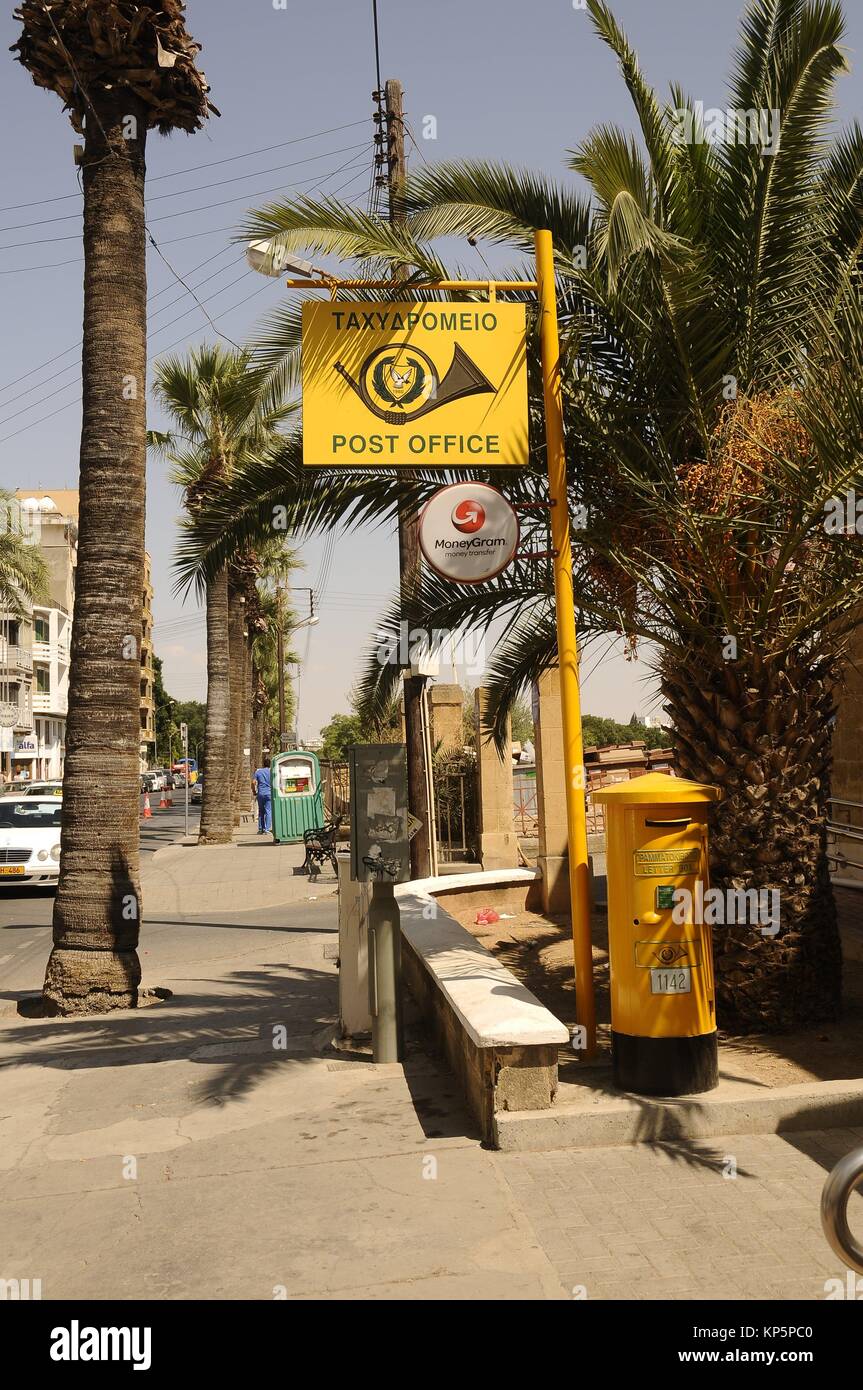 Post office in Nicosia, Cyprus island Stock Photo Alamy