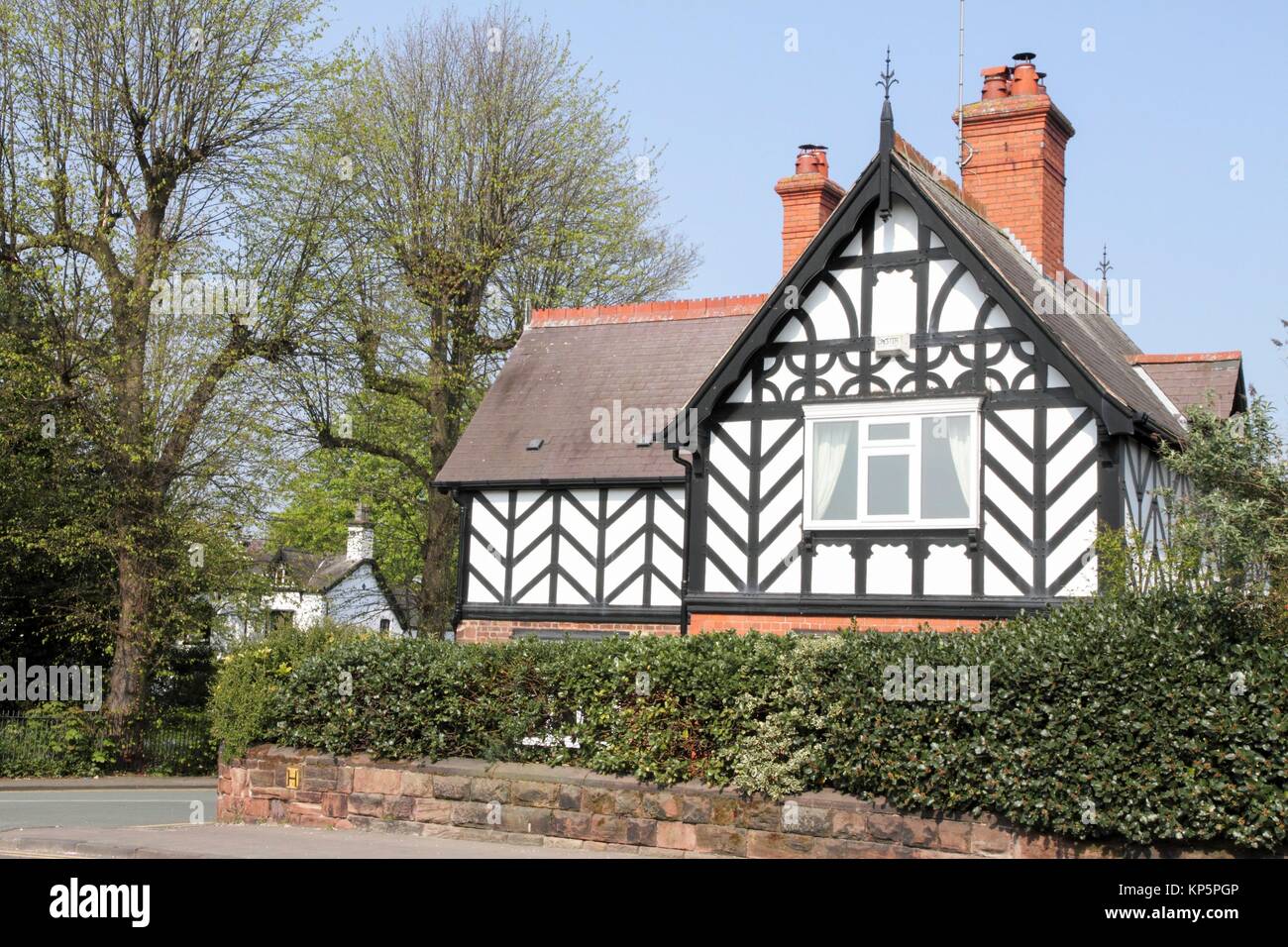 Chester Cheshire England UK. Timbered houses Stock Photo Alamy