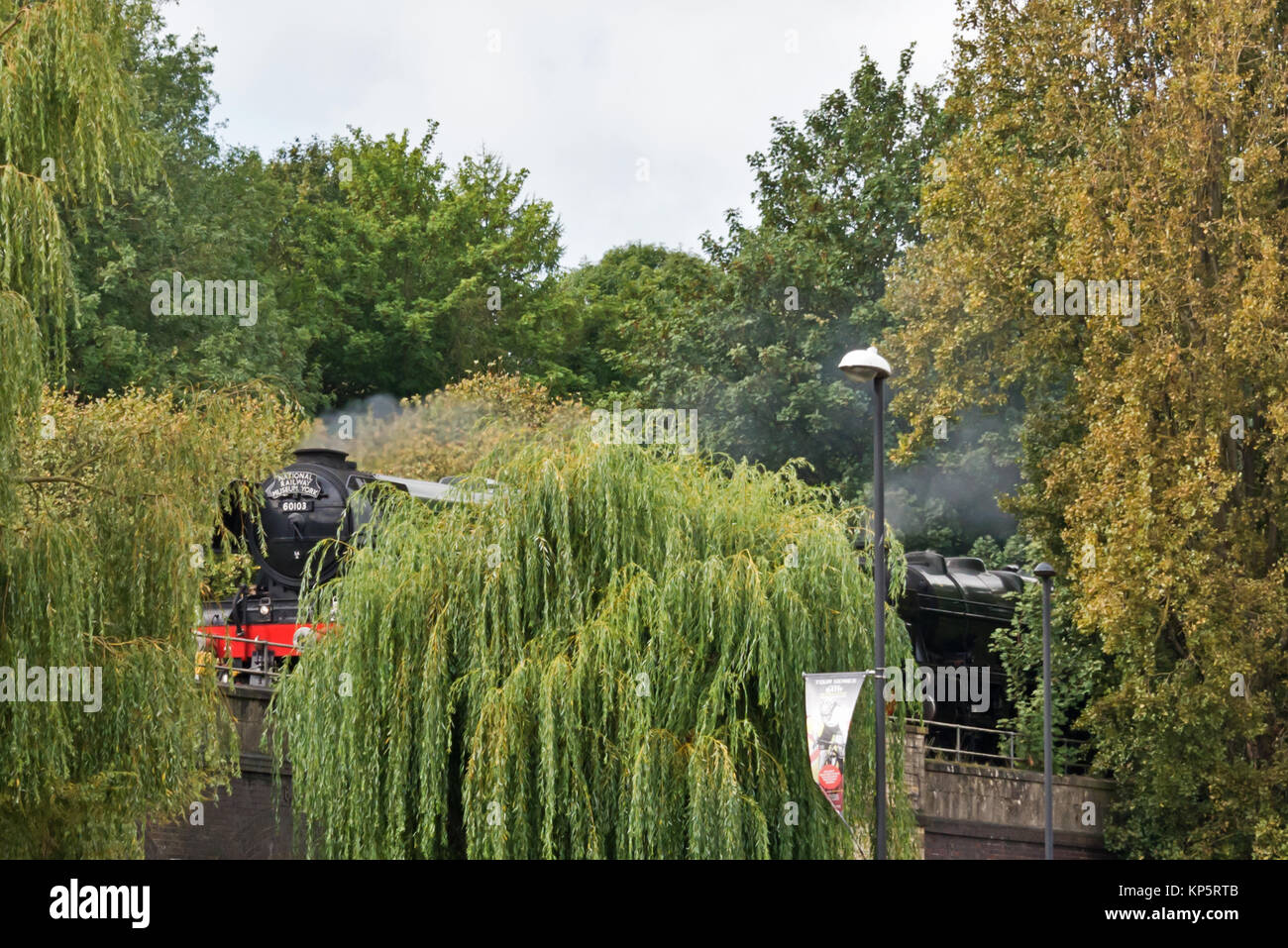 Steam double header of the Flying Scotsman and the Royal
