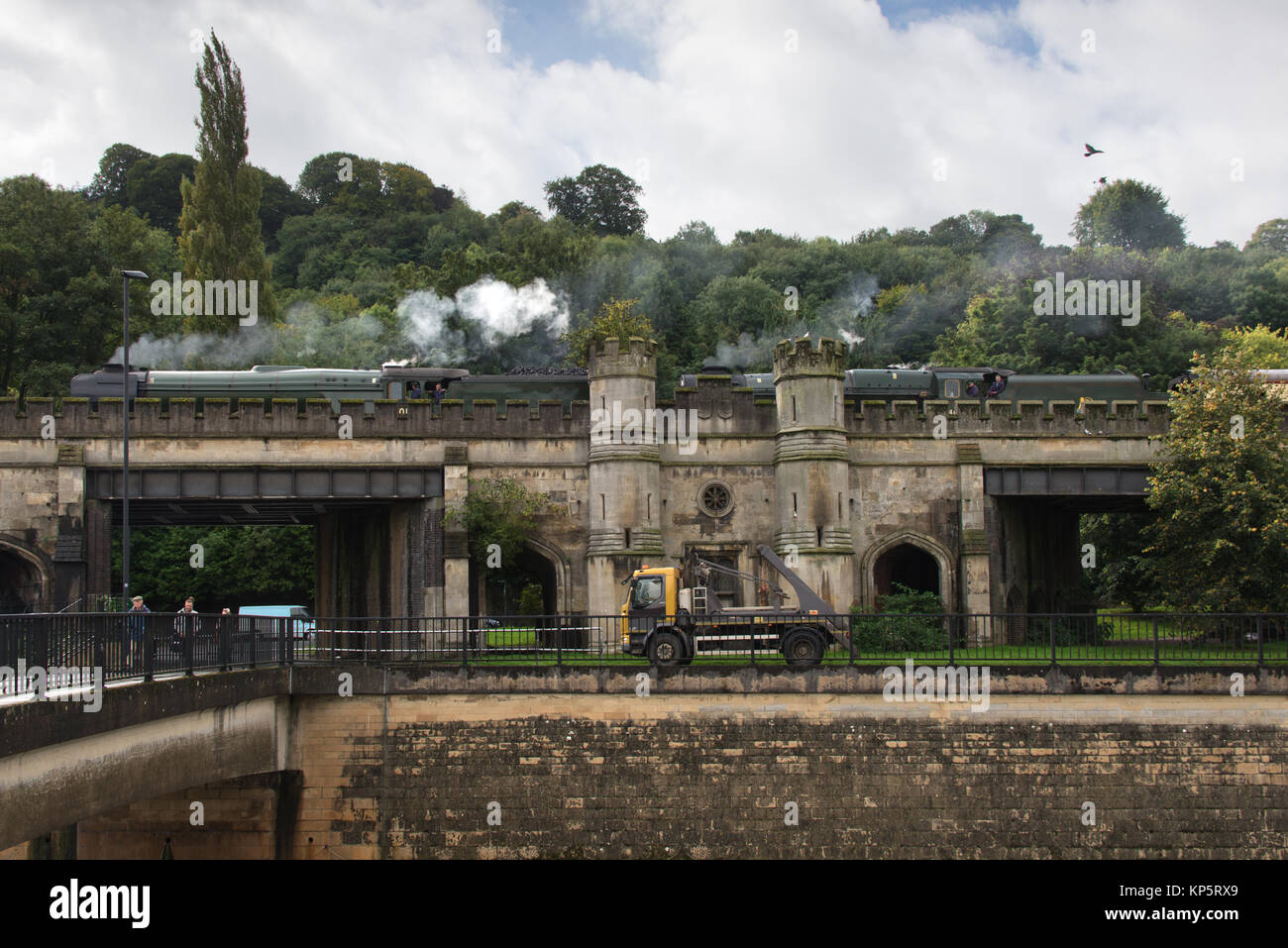Steam double header of the Flying Scotsman and the Royal