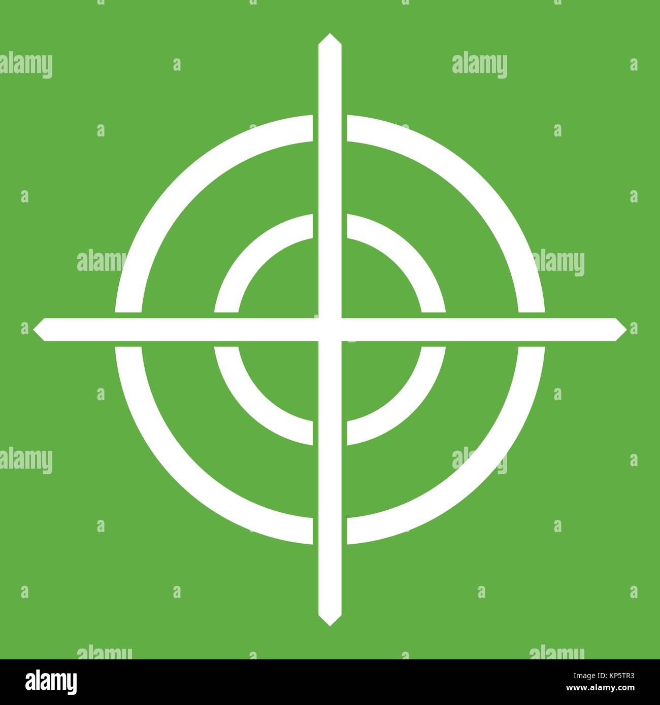 Target crosshair icon green Stock Vector Image & Art - Alamy