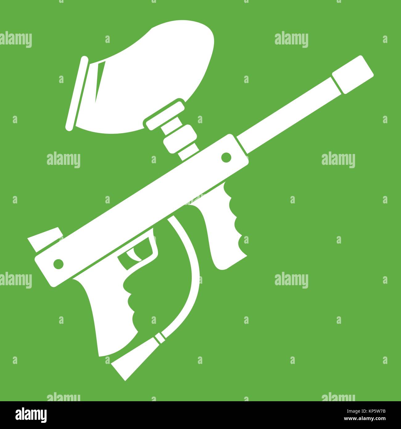 Paintball marker icon green Stock Vector Image & Art - Alamy