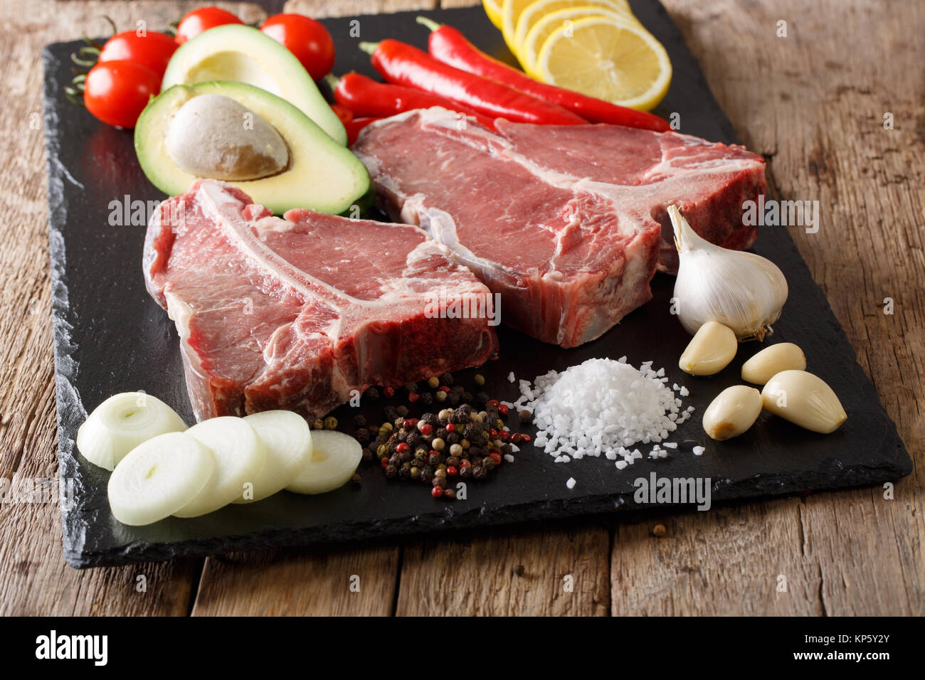 Porterhouse steak raw hires stock photography and images Alamy