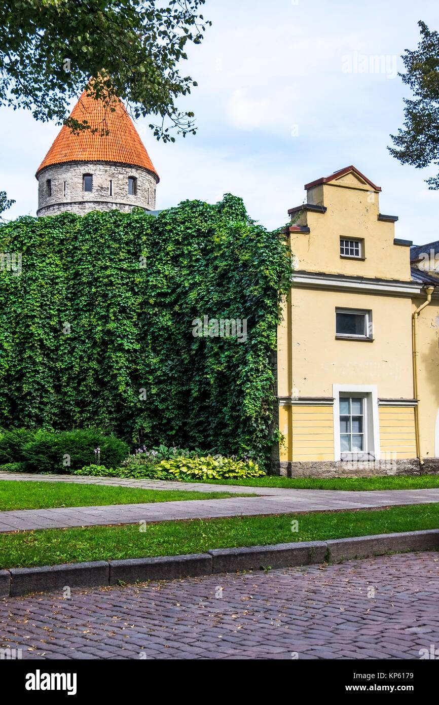 Traditional house in Tallinn, Estonia Stock Photo Alamy