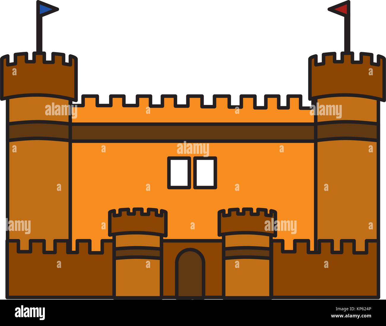 Isolated castle design Stock Vector Image & Art - Alamy