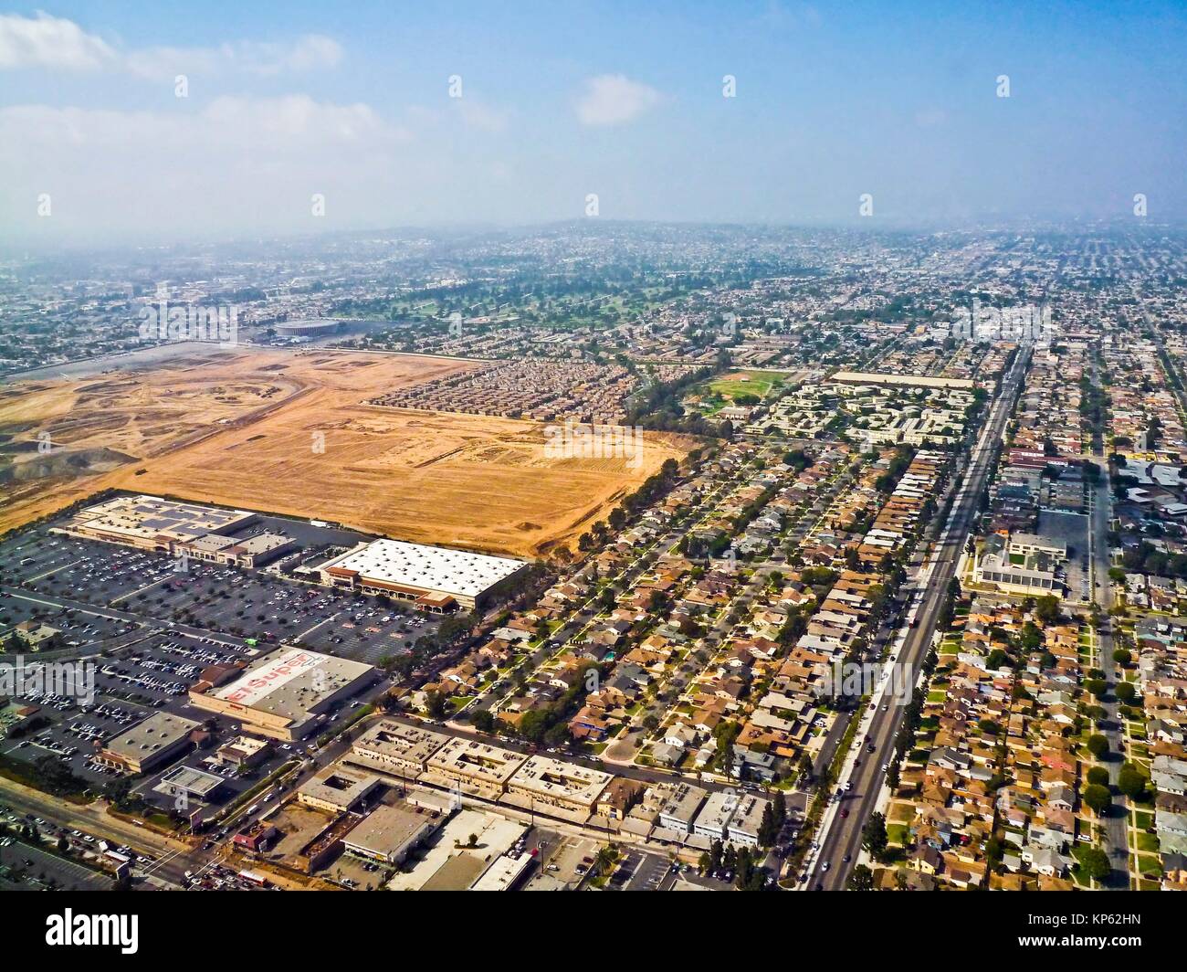 Construction site of the Las Angeles Rams National Football League
