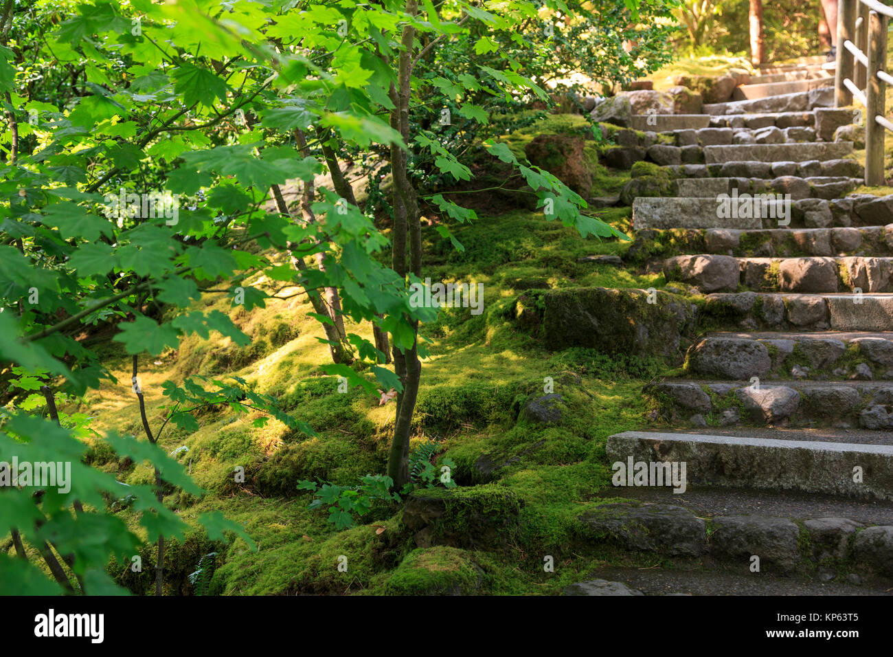 Portland Japanese Garden, Portland, Oregon, USA Stock Photo Alamy
