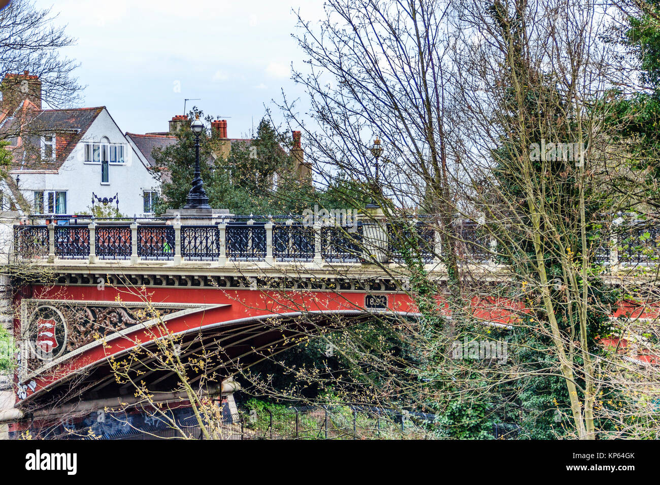 The famous Victorian Archway Bridge, built in 1897 to replace the