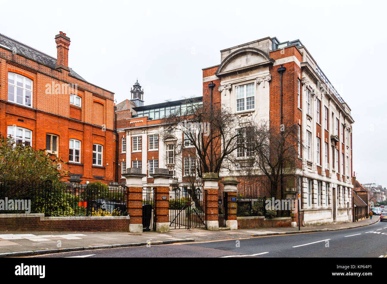Highgate School, a co-educational independent day school, founded in 1565. Southwood Lane, Highgate, London, UK Stock Photo
