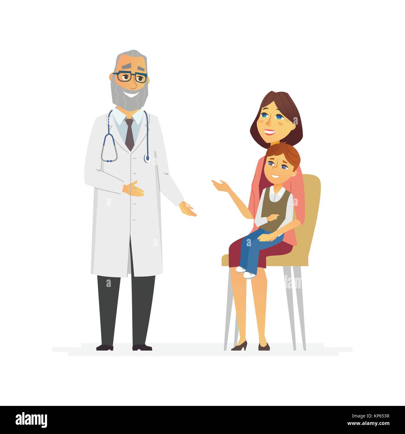Mother with son at doctors - cartoon people characters isolated illustration Stock Vector Image & Art - Alamy Mother with son at doctors - cartoon people characters isolated illustration Stock Vector Image & Art - Alamy