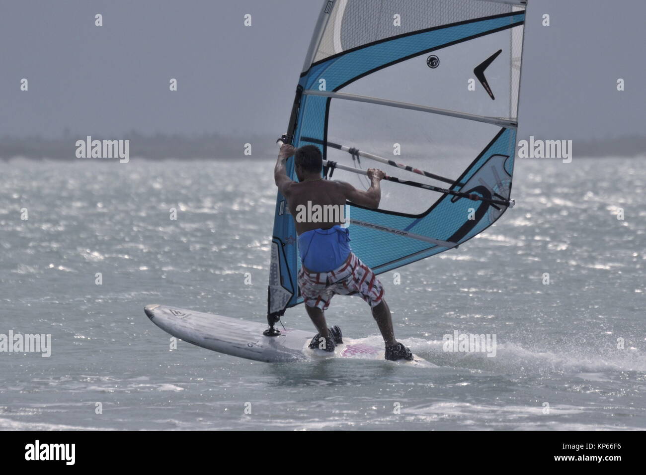 Windsurfing, Jericoacoara, Ceara, Brazil Stock Photo Alamy