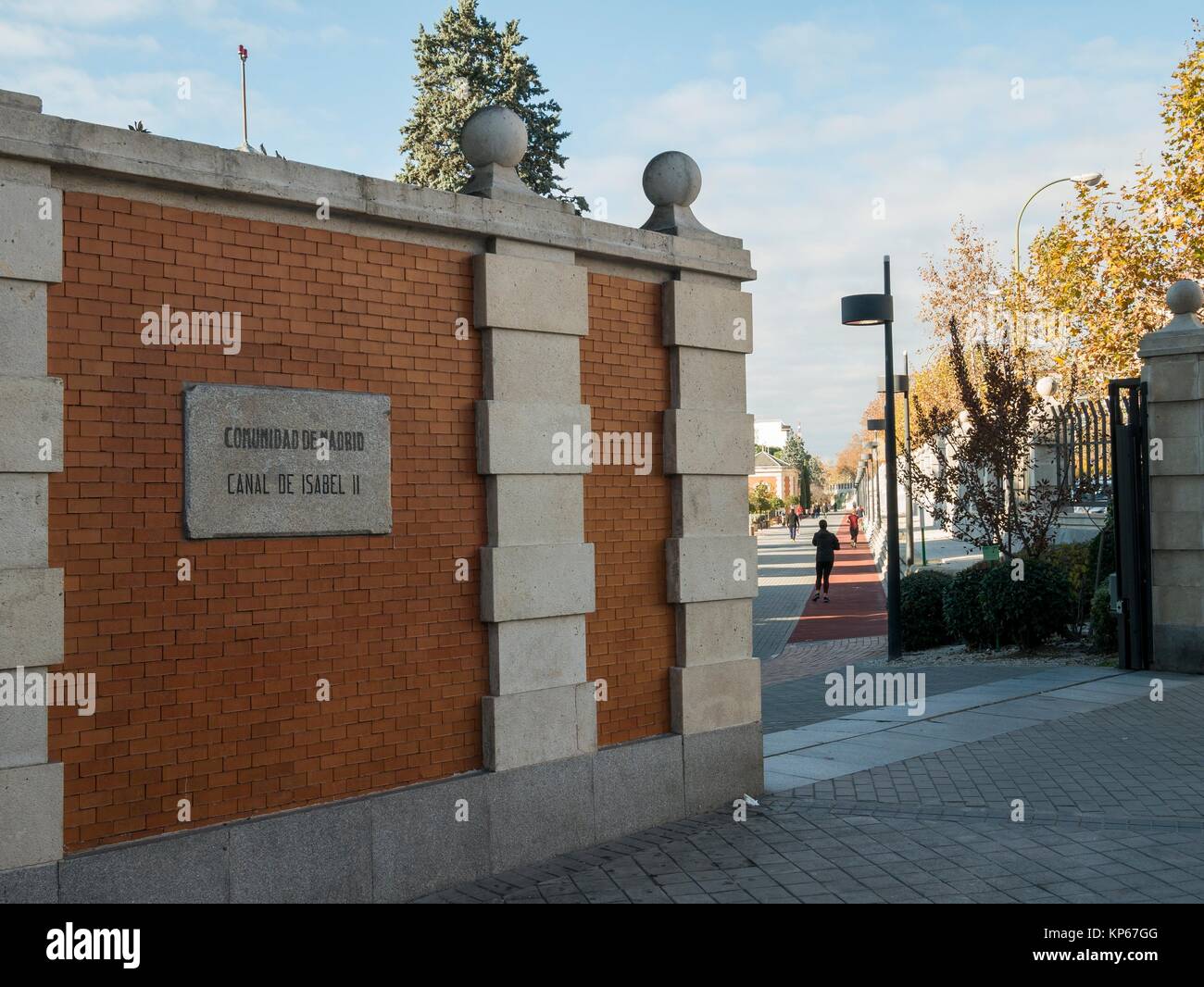 Sport and leisure centre Tercer Depósito del Canal de Isabel II. Madrid, Spain Stock Photo Alamy