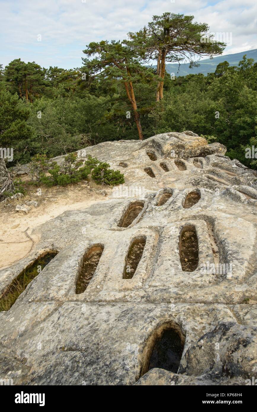 Foto de Necrópolis de Cuyacabras en Quintanar de la Sierra, Burgos