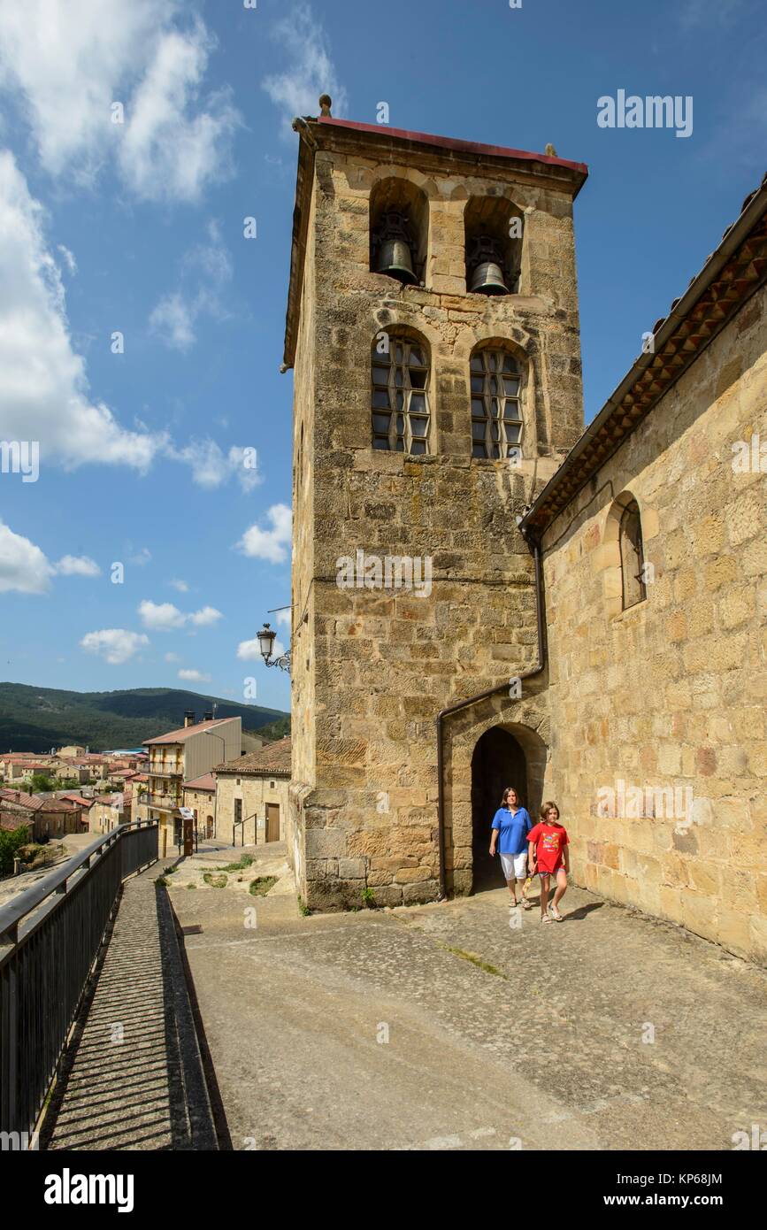 Regumiel de la Sierra. Alto Arlanza. Burgos province, Castile-Leon, Spain Stock Photo