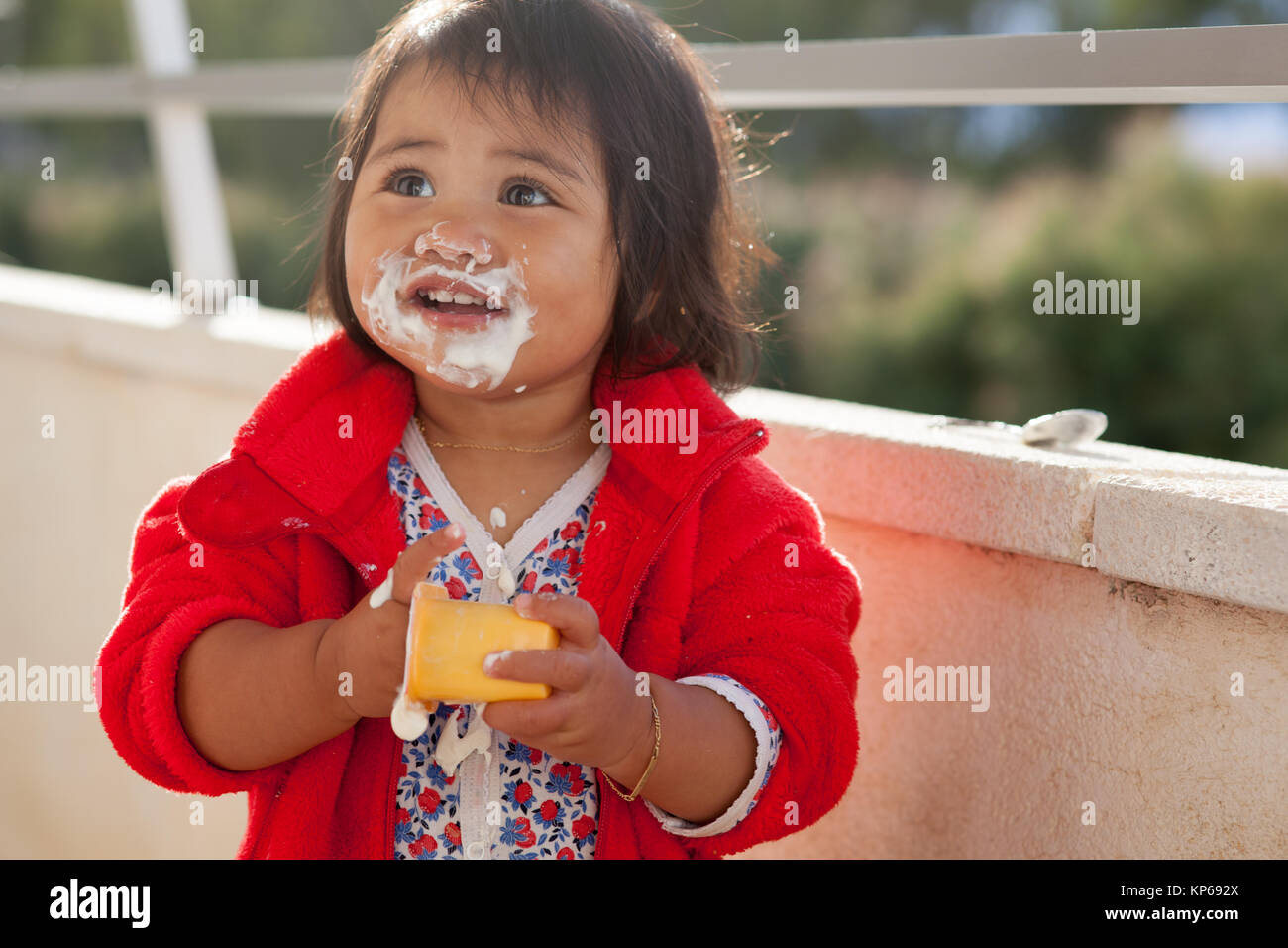 BABY GIRL Stock Photo