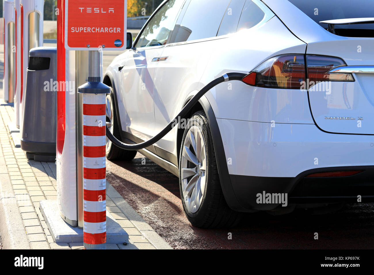 Tesla Charger Station Stock Photos Tesla Charger Station