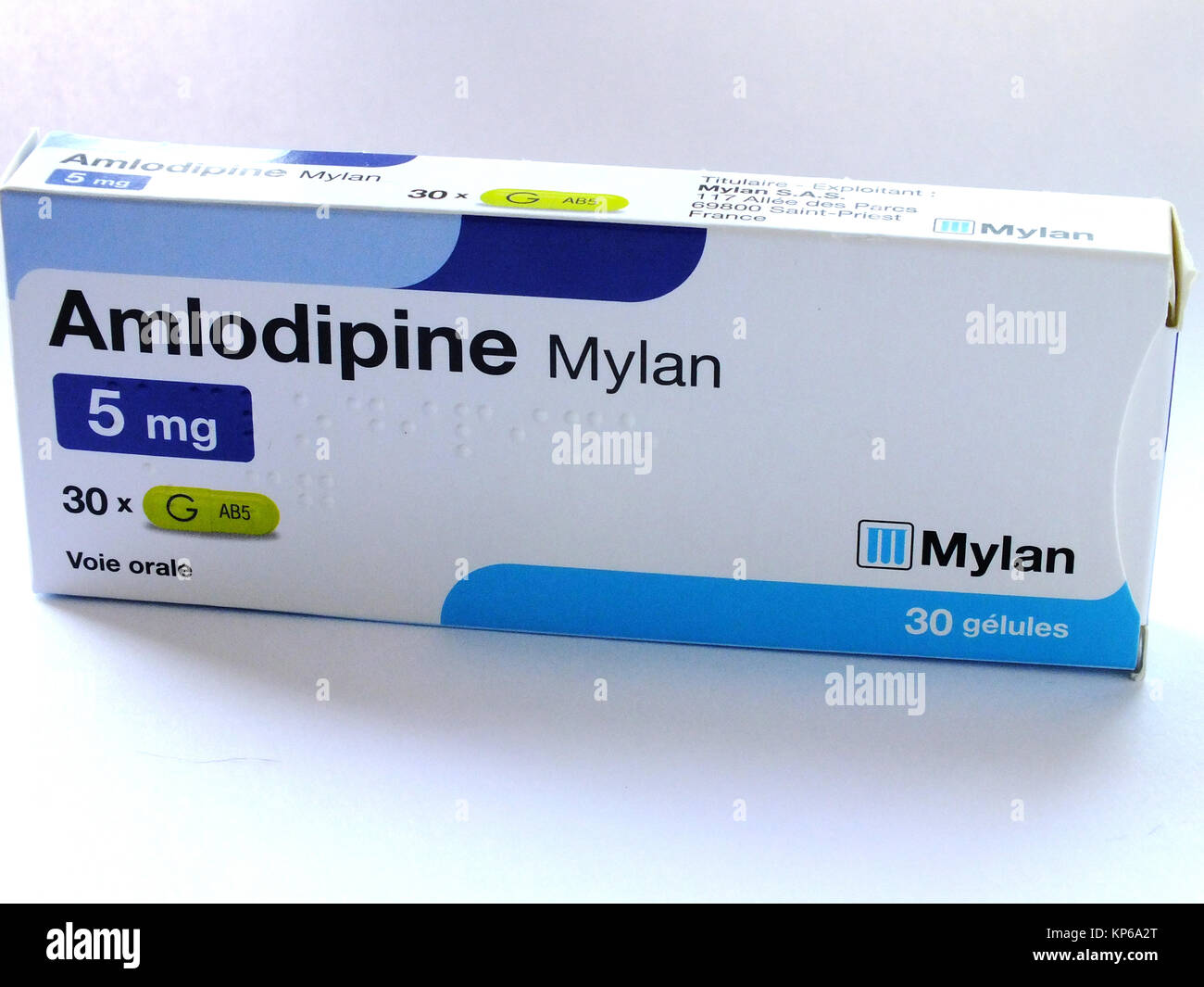 AMLODIPINE Stock Photo