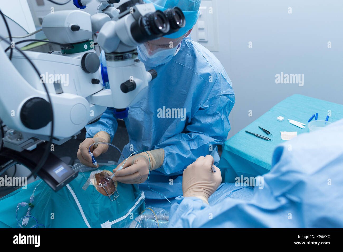RETINAL DETACHMENT, SURGERY Stock Photo Alamy