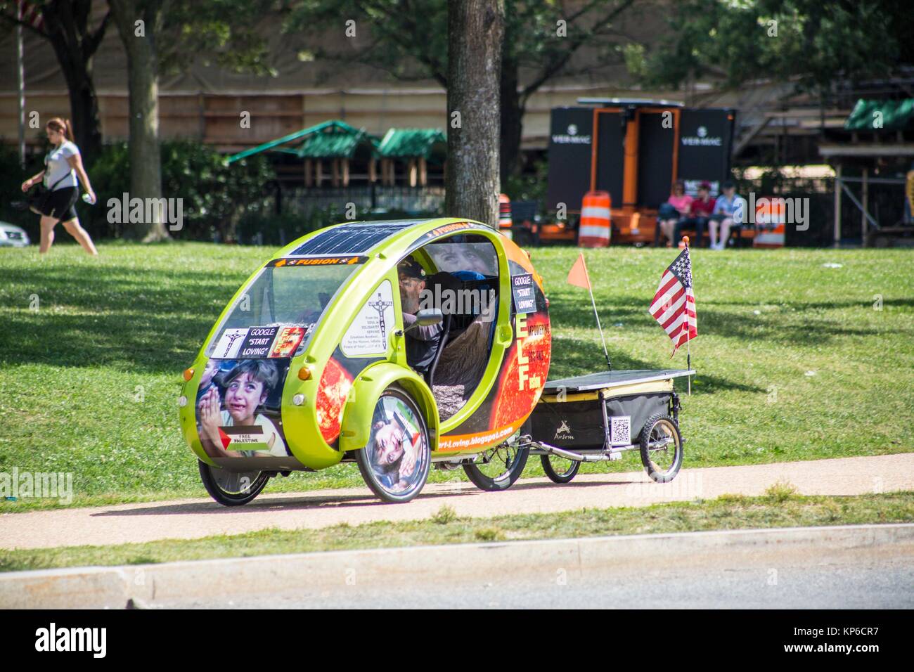 elf solar powered tricycle