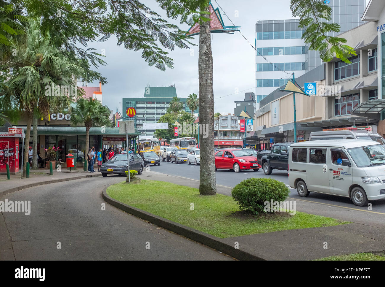 MacDonalds, Suva, capital city Fiji, South pacific Stock Photo