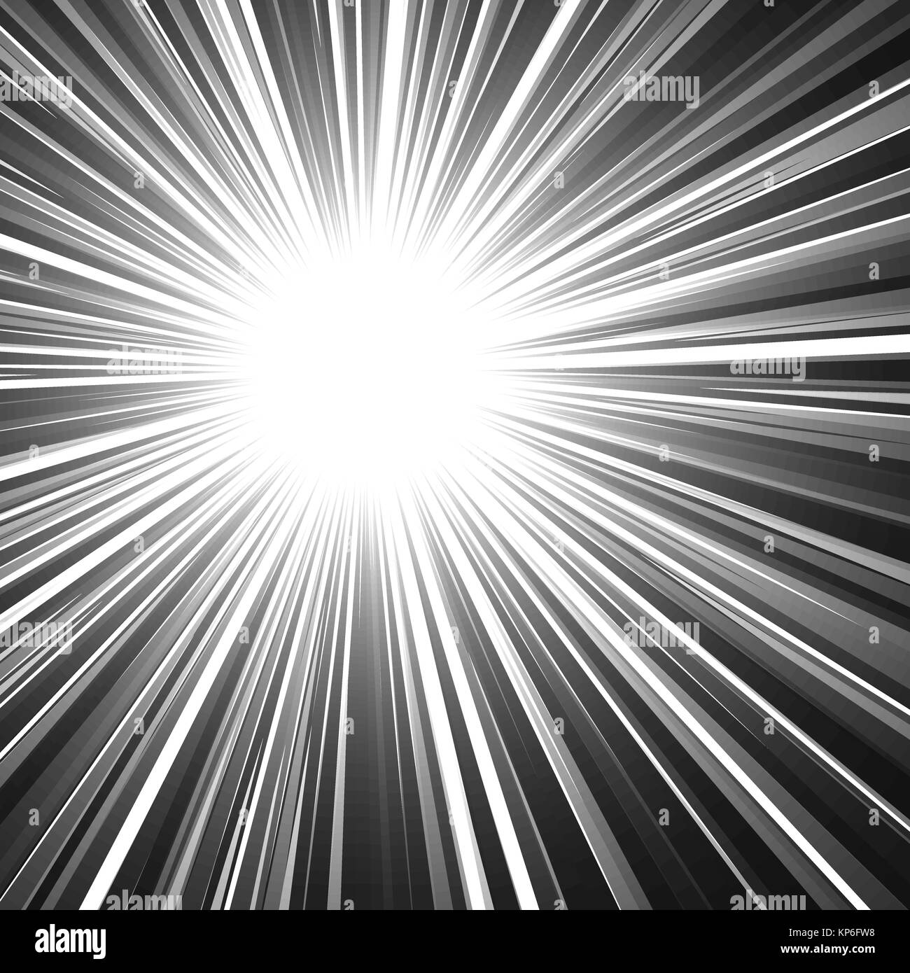 abstract rays. explosion effect. vector graphic illustration Stock Vector