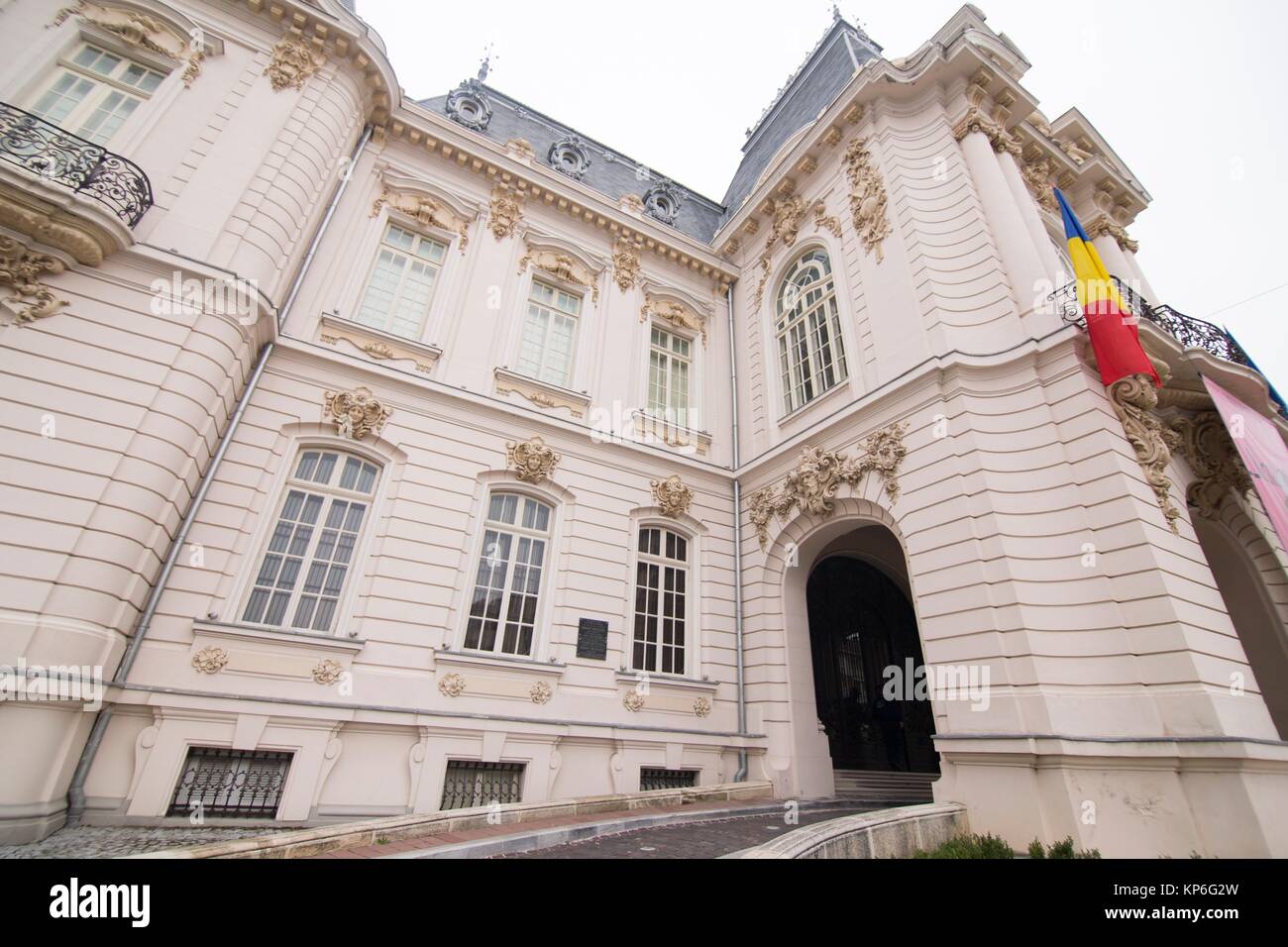 The Art Museum of Craiova is in the luxurious palace of the former merchant Jean  Mihail, inaugurated in the summer of 1954. Romania Stock Photo - Alamy