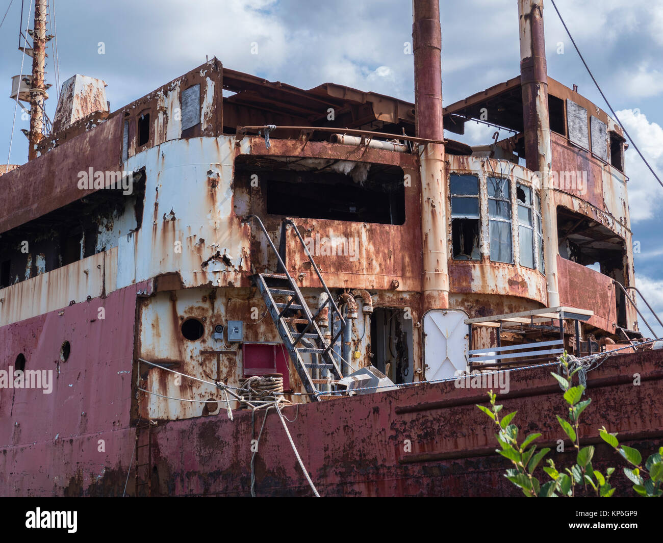 Derelict ship, Marie Joseph, Nova Scotia, Canada Stock Photo Alamy