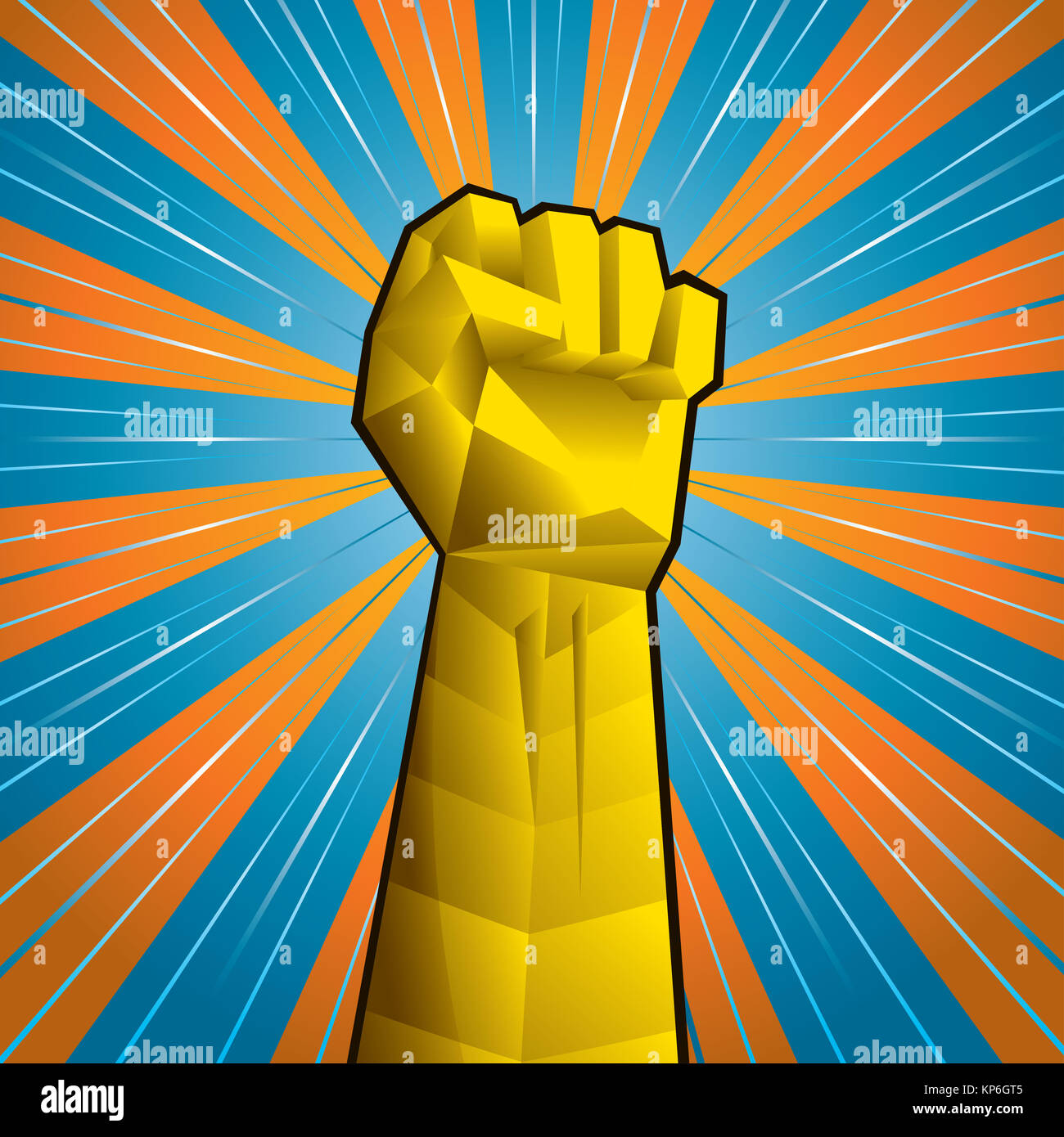 Hand with clenched fist Stock Photo Alamy