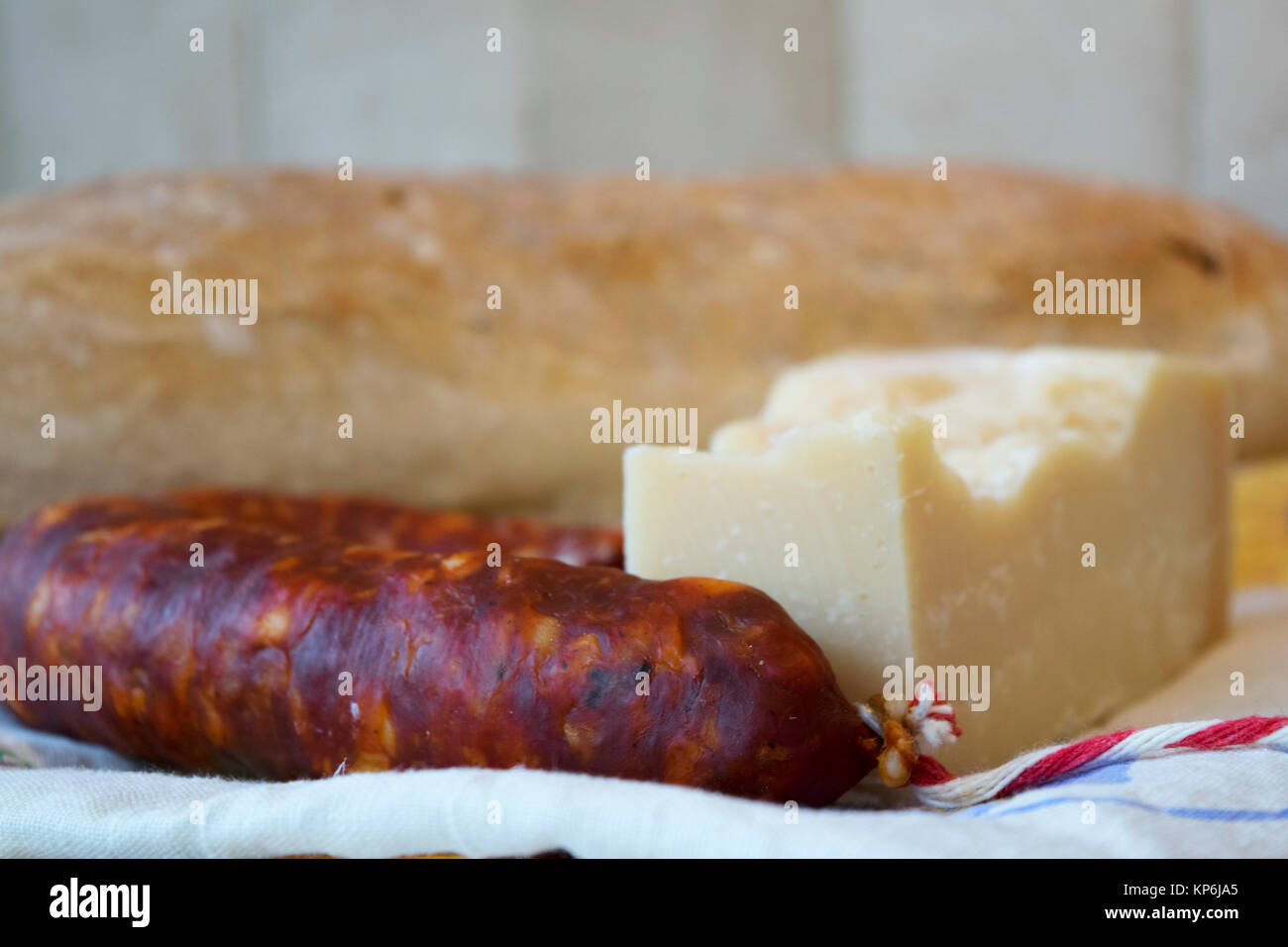 soppressata or typical calabrese salami Stock Photo Alamy