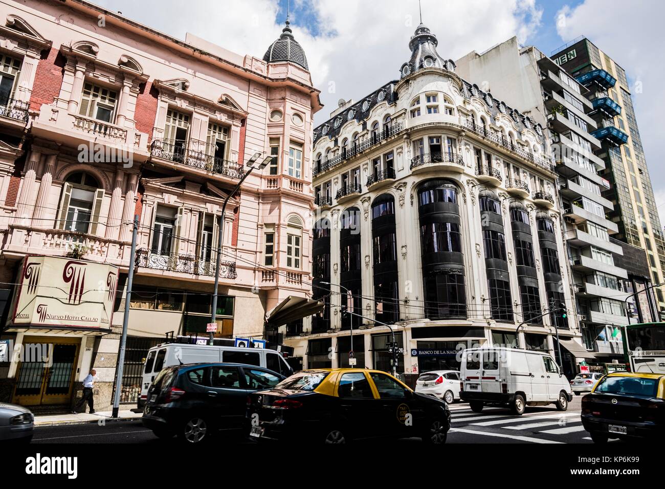 Avenida Callao Downtown El Centro Buenos Aires Argentina South 