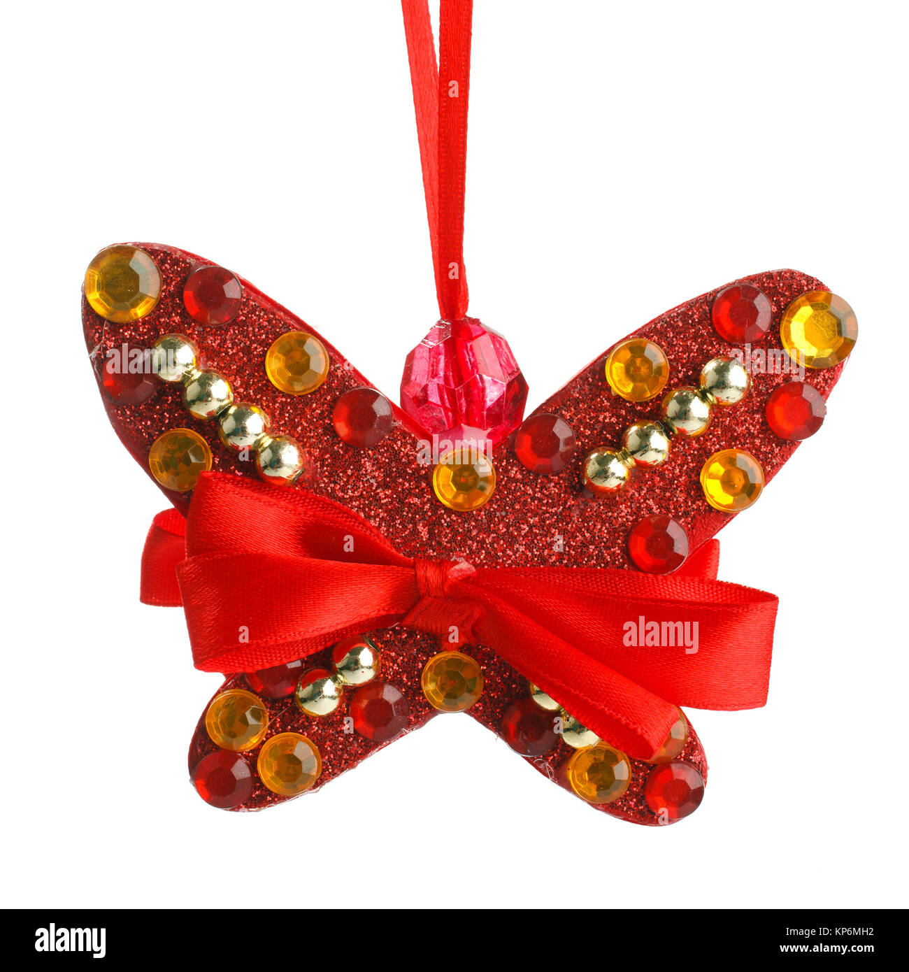 a decoration with fake colored butterflies on a transparent background  Stock Photo - Alamy
