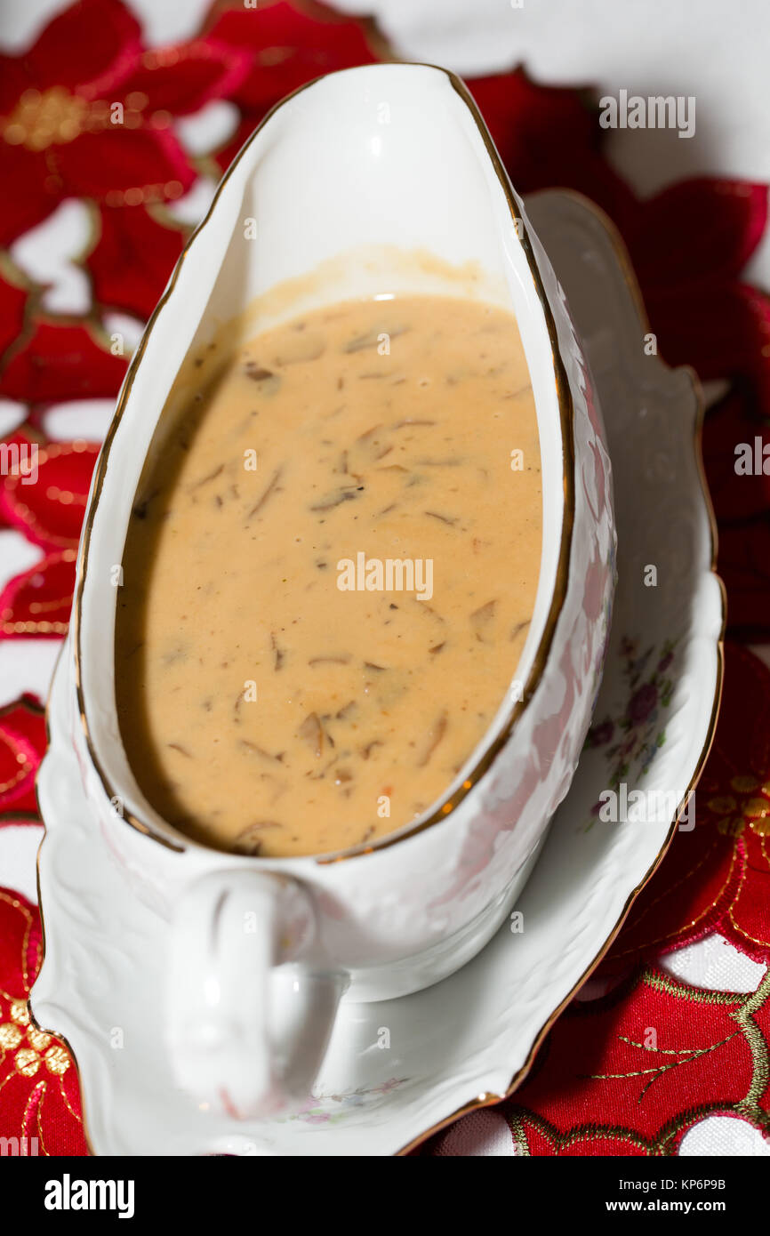 the mushroom sauce Stock Photo - Alamy