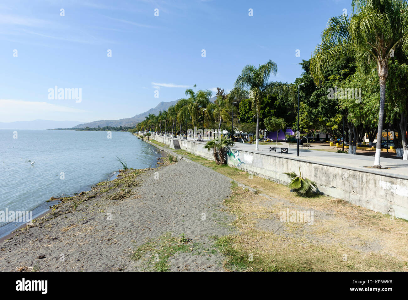 The Malecon, Lake Chapala, Ajijic, Jalisco, Mexico Stock Photo Alamy