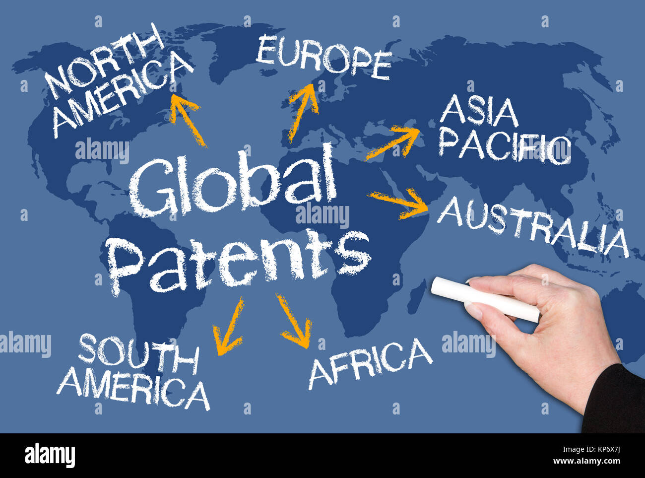 Global Patents Stock Photo