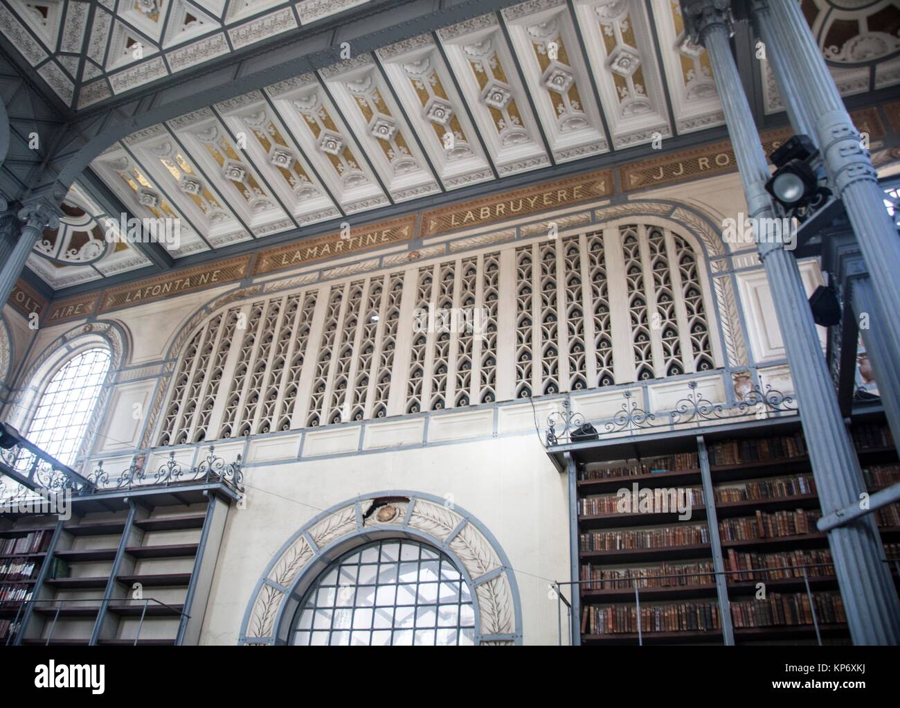 The famous national library of Fort de France in Martinique. library