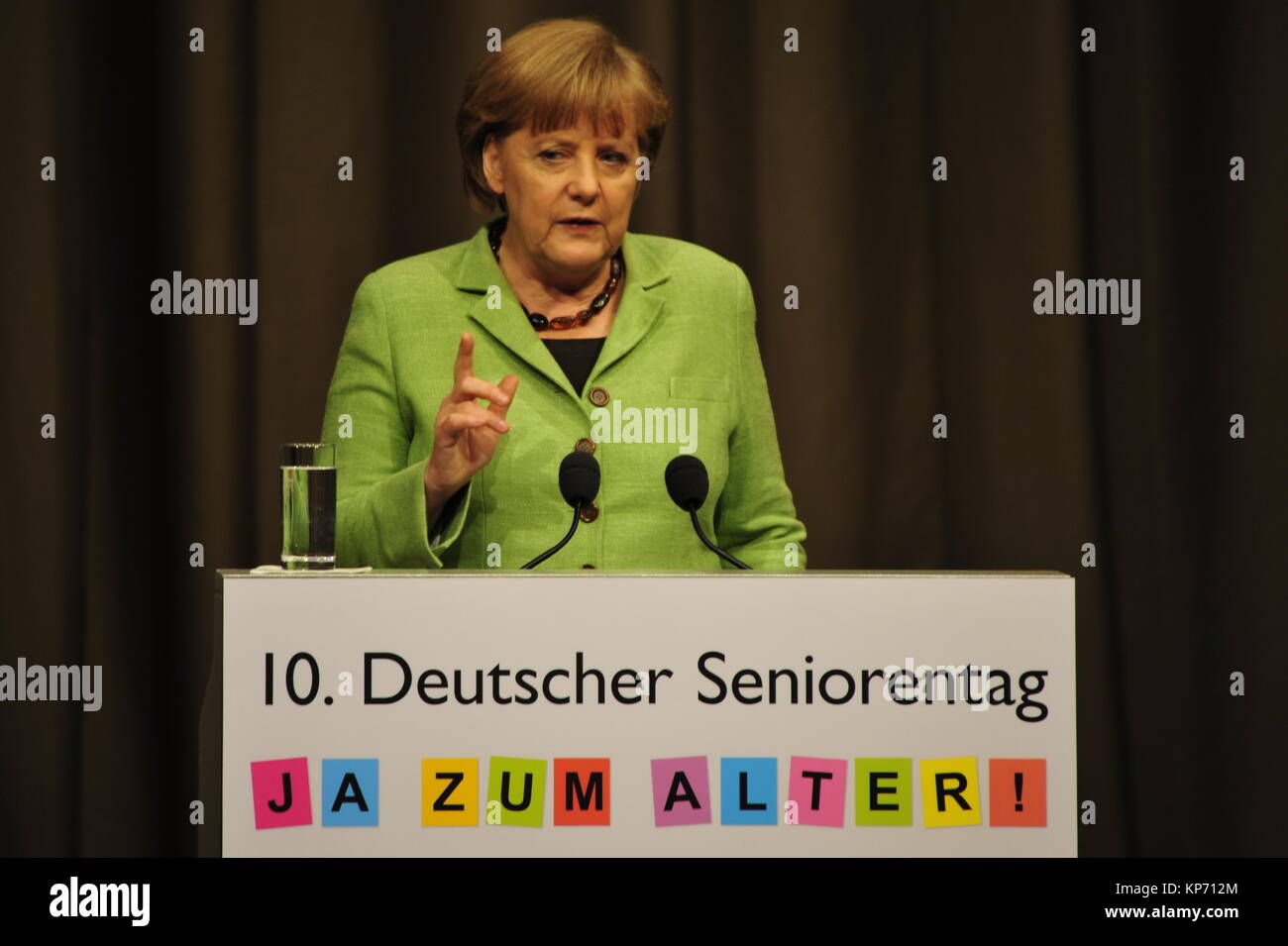 Bundeskanzlerin Angela Merkel (CDU), Hamburg, Deutschland Stock Photo