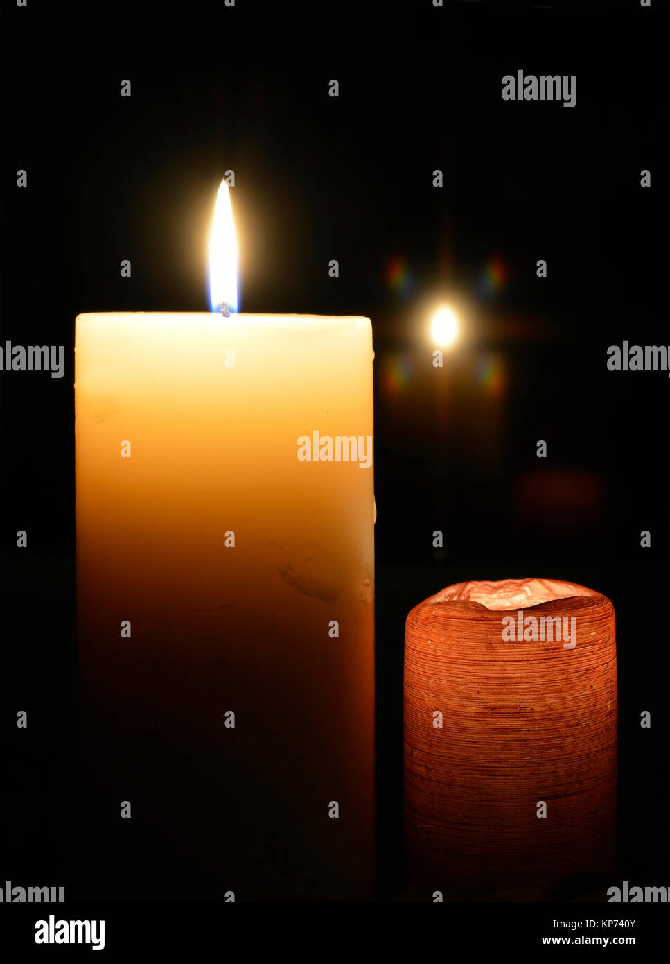 Reflection candles hires stock photography and images Alamy