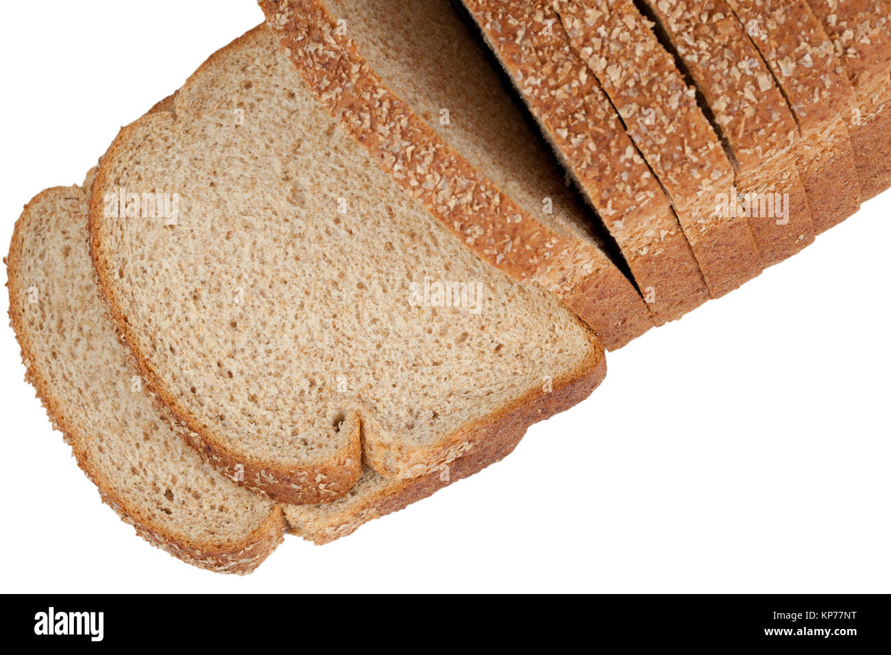close up image of loaf of bread Stock Photo