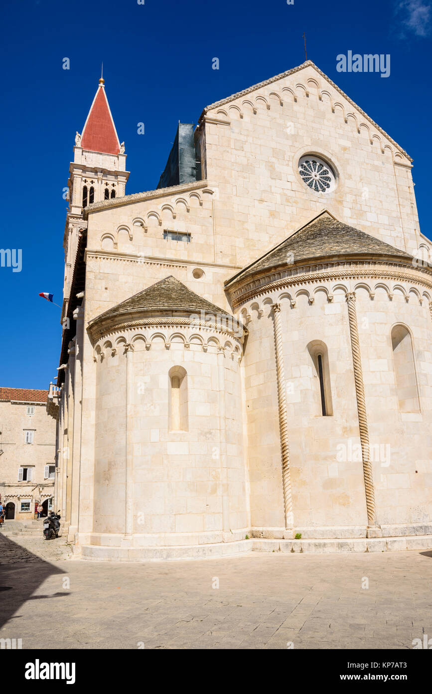 Cathedral of St Lawrence, Trogir Old Town, Croatia Stock Photo