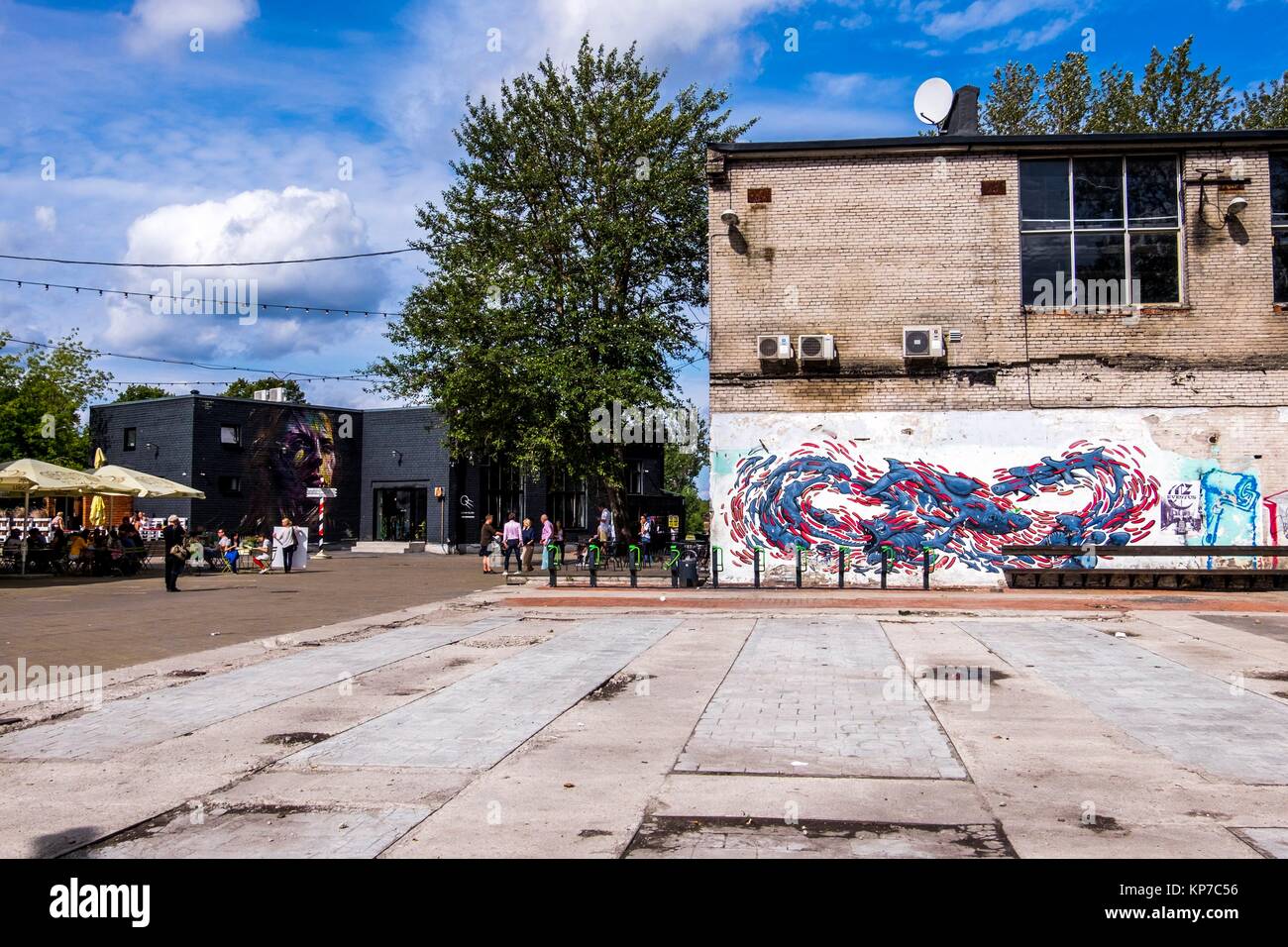 Telliskivi Art Gallery, Tallinn, Estonia Stock Photo Alamy