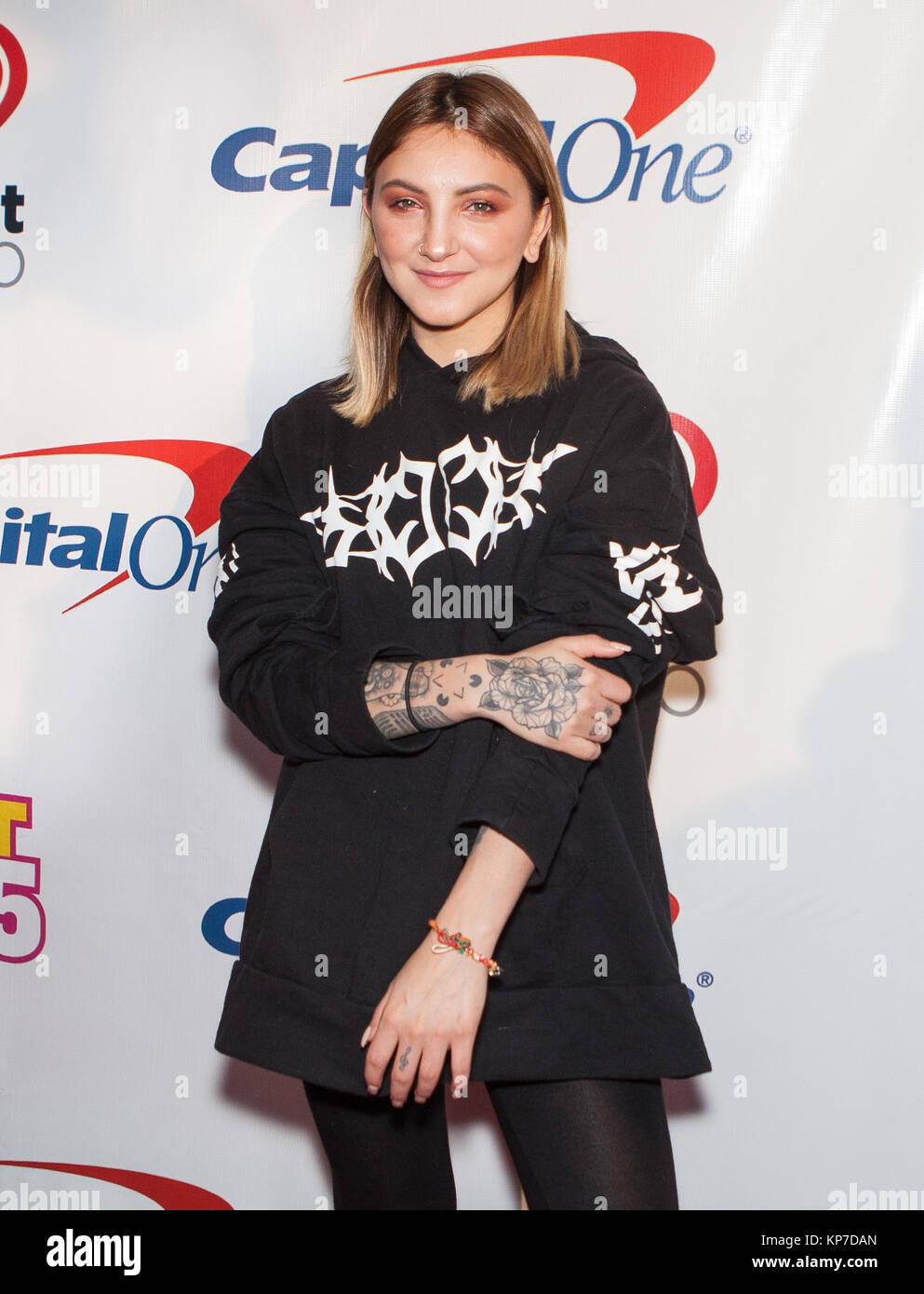 Julia Michaels at iHeartRadio Jingle Ball 2017 Stock Photo - Alamy