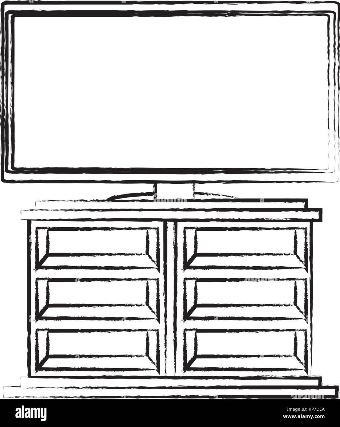 flat television icon Stock Vector Image & Art - Alamy