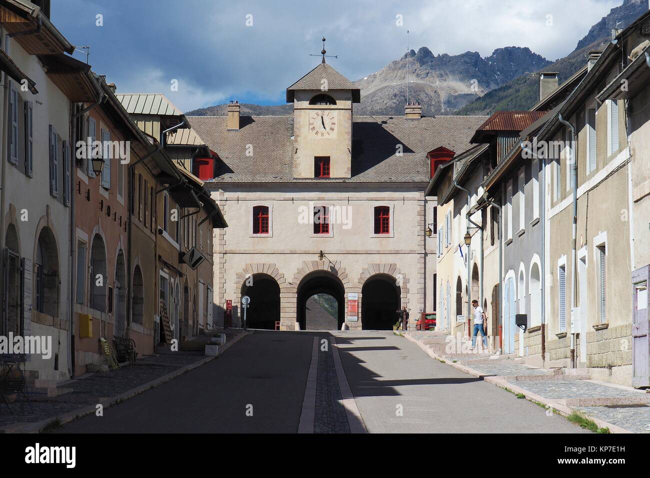 Mont Dauphin, fortified village built by Vauban, UNESCO World Heritage, Hautes Alpes, Provence Alpes Côte d'Azur, France. Stock Photo