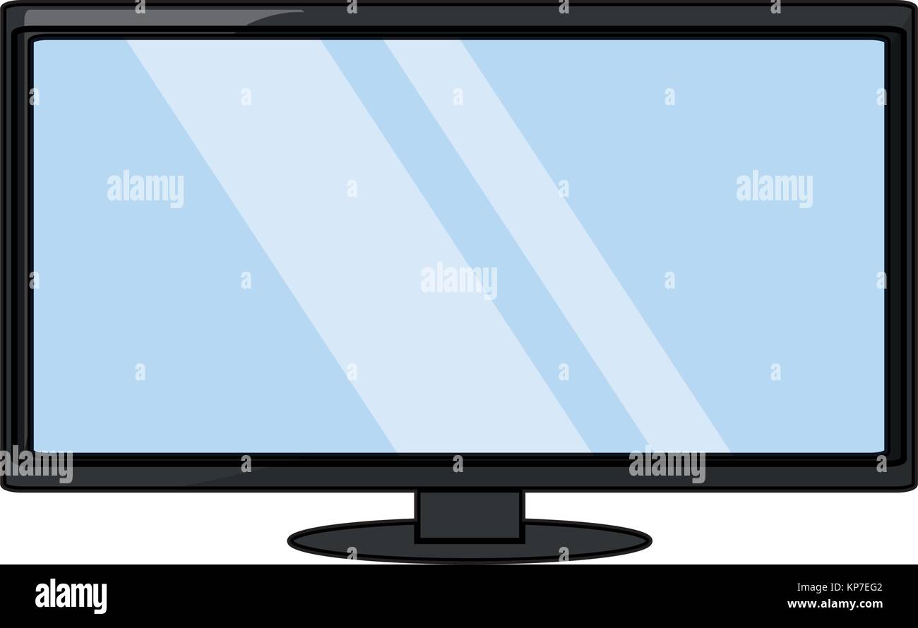 flat television icon Stock Vector Image & Art - Alamy