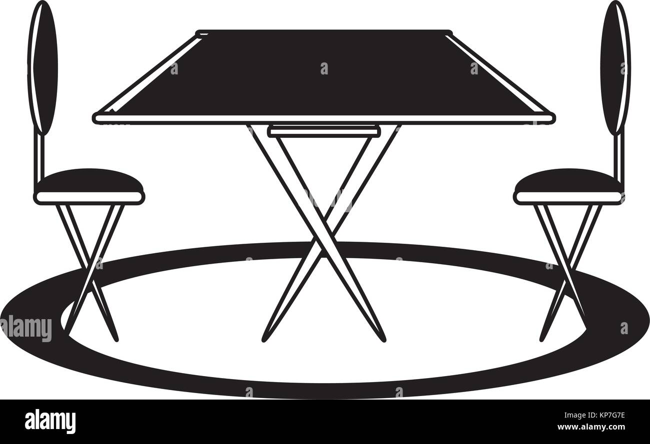 dining table icon image Stock Vector Image & Art - Alamy